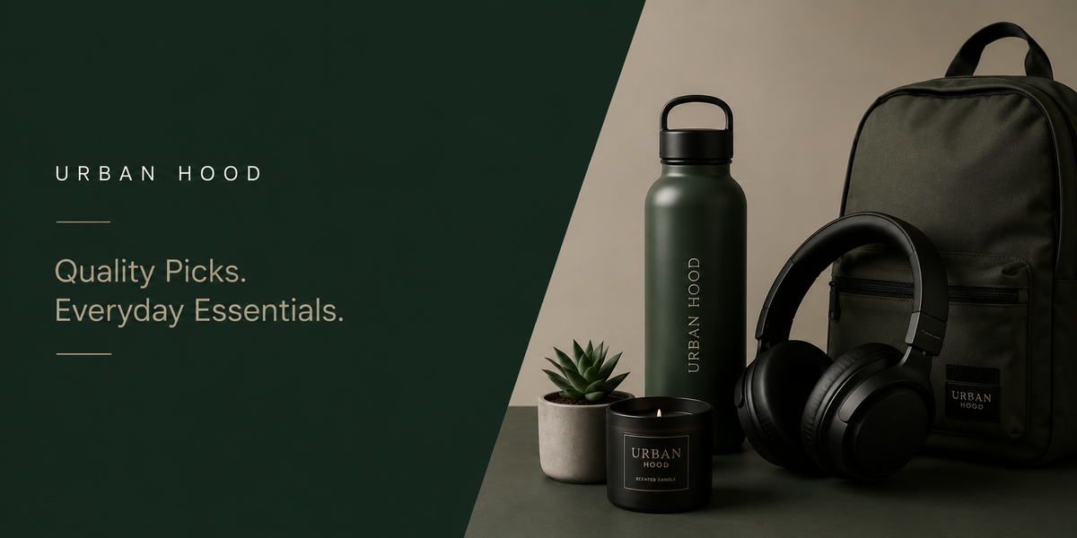 Urban Hood lifestyle essentials and everyday products