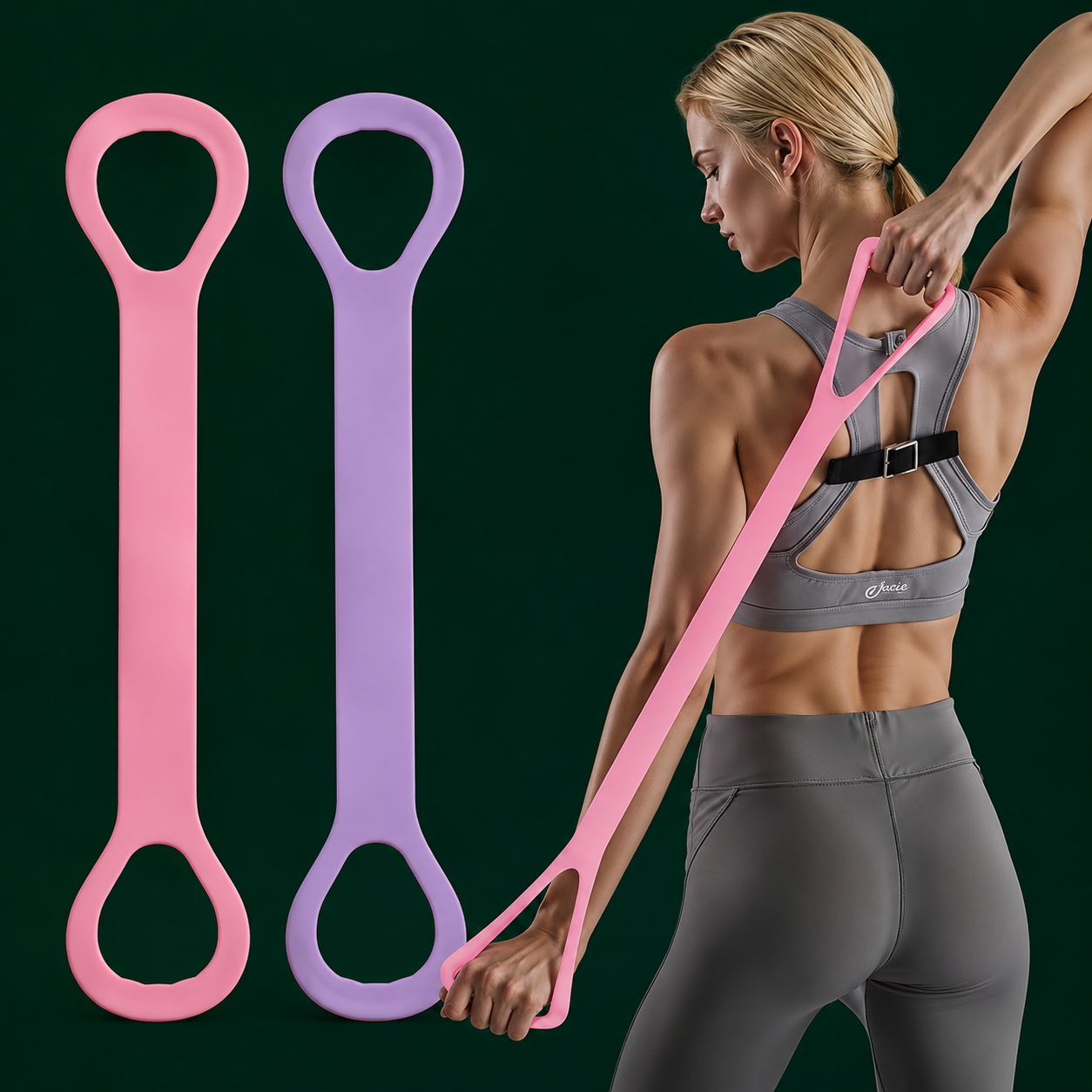 Figure 8 Workout Resistance Band for Yoga (Pack of 1)