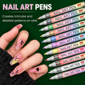 Nail Art Pens Set of 12 Colors