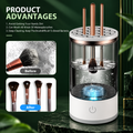 Electric Cosmetic Makeup Brush Cleaning Tool, Makeup Brush Cleaner and Dryer Machine, One-Button Operation