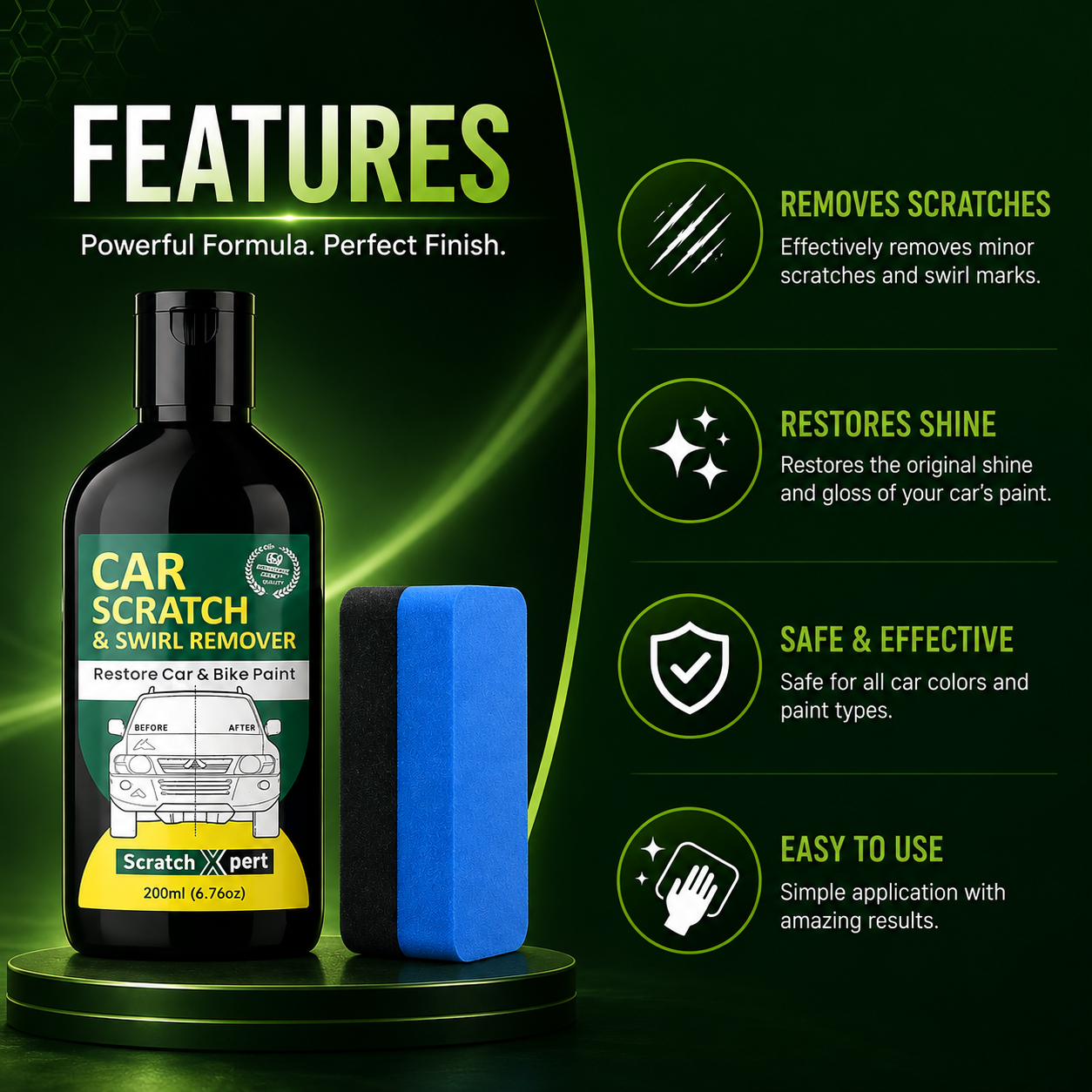 Car Body Scratch Remover (Pack of 2)