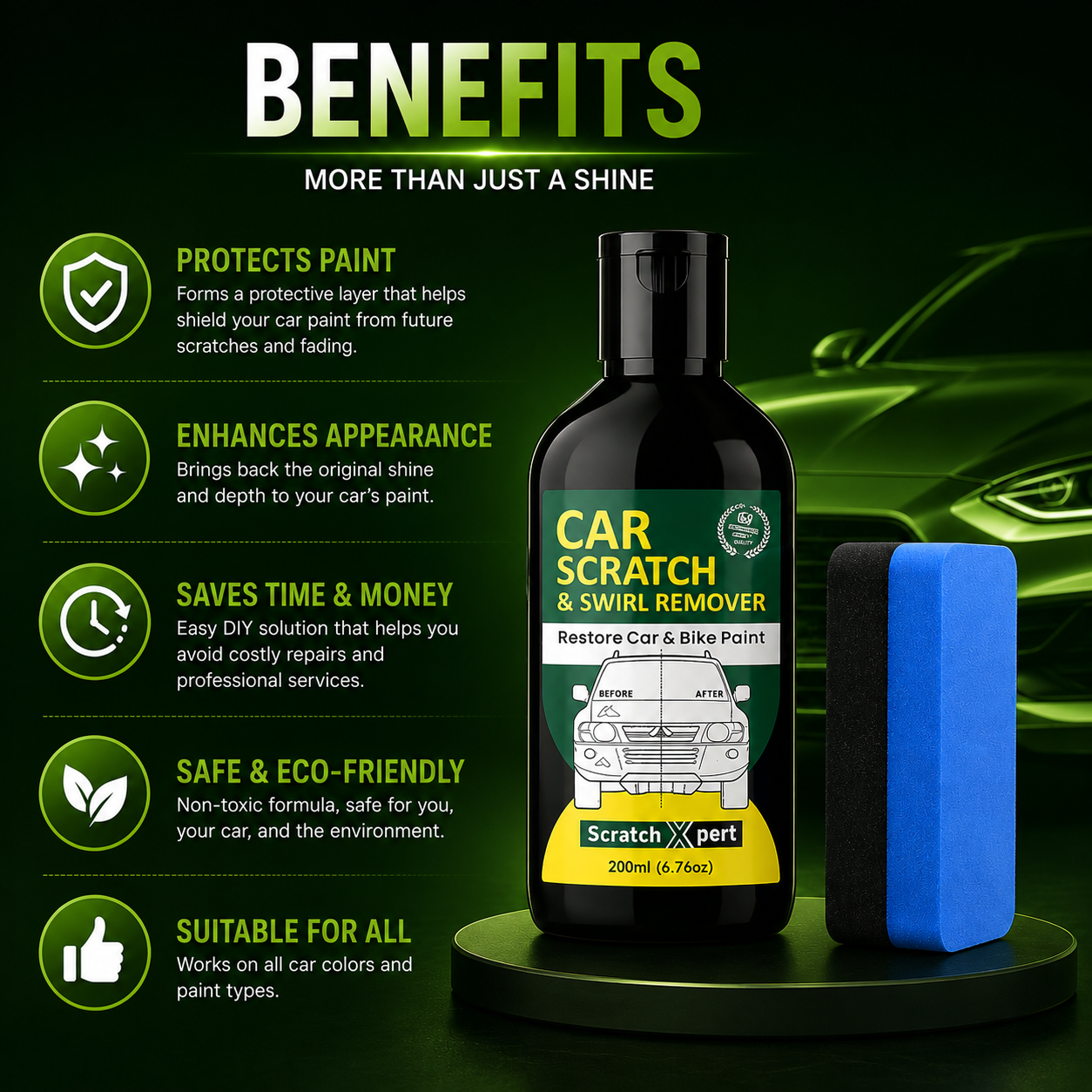 Car Body Scratch Remover (Pack of 2)
