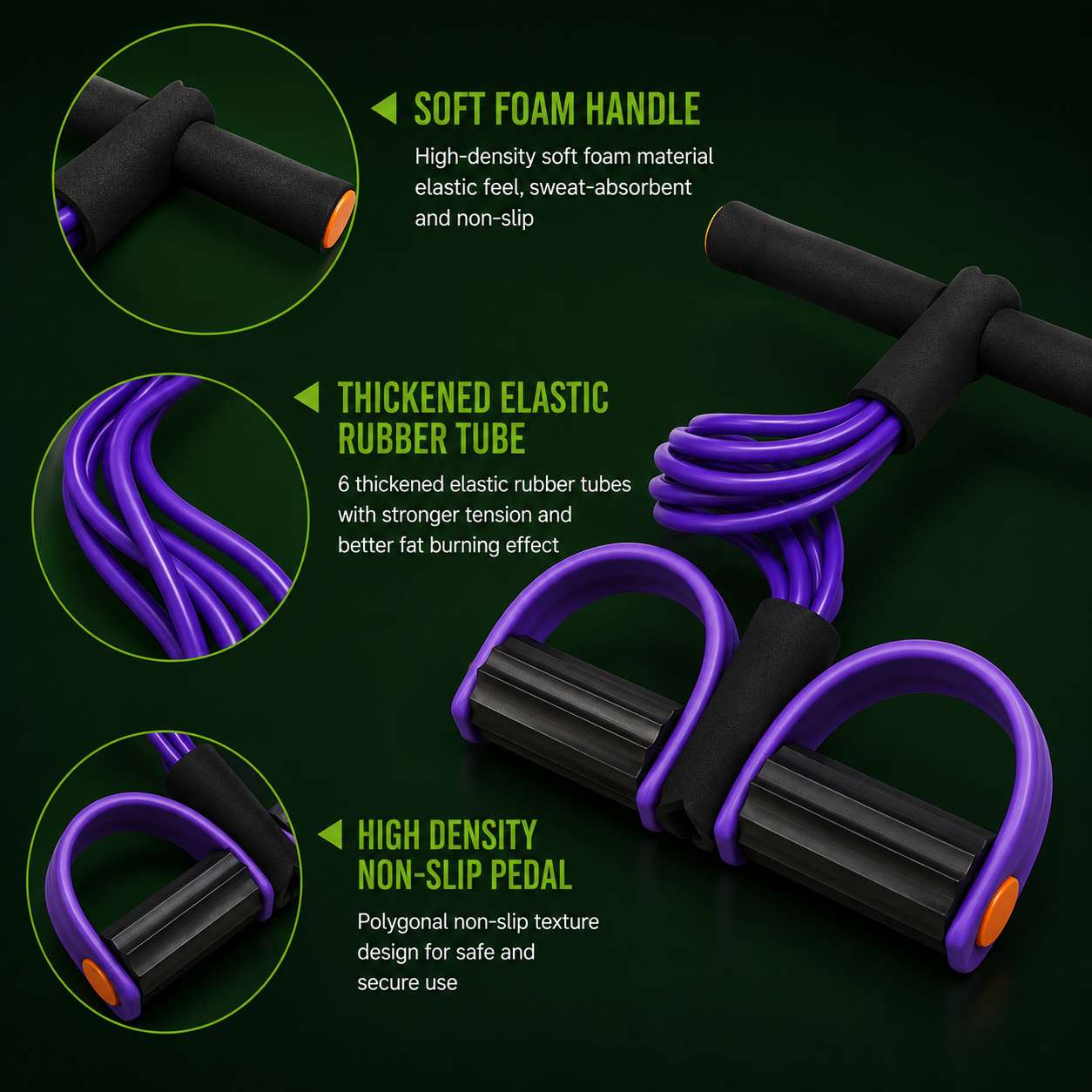 Yoga Pedal Puller Resistance Band Fitness Equipment