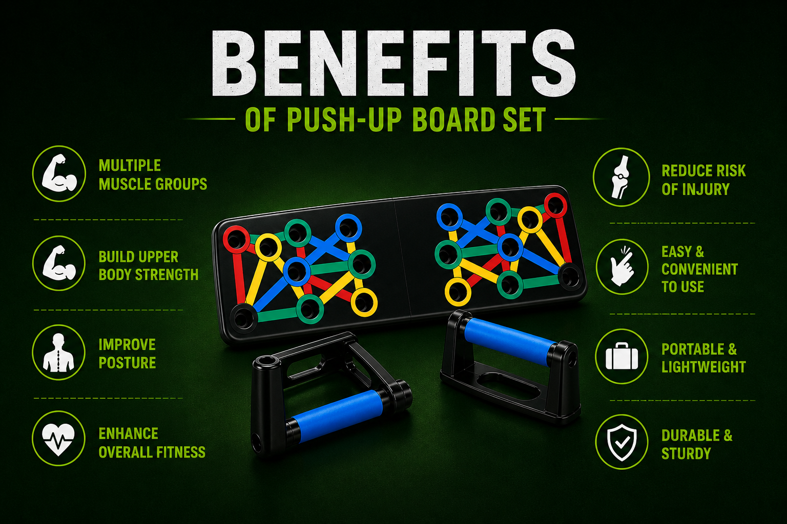 14 in 1 Board Push-up Bar