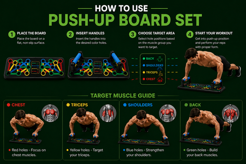 14 in 1 Board Push-up Bar