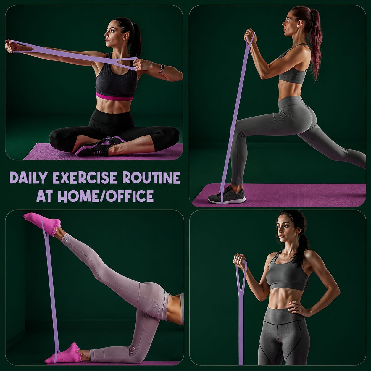 Figure 8 Workout Resistance Band for Yoga (Pack of 1)