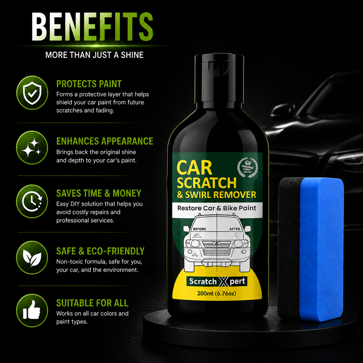 Car Body Scratch Remover (Pack of 2)
