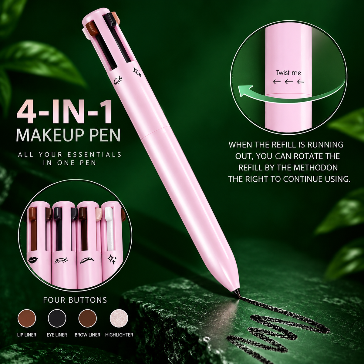 Touch Up 4-in-1 Makeup Pen (Multicolor)