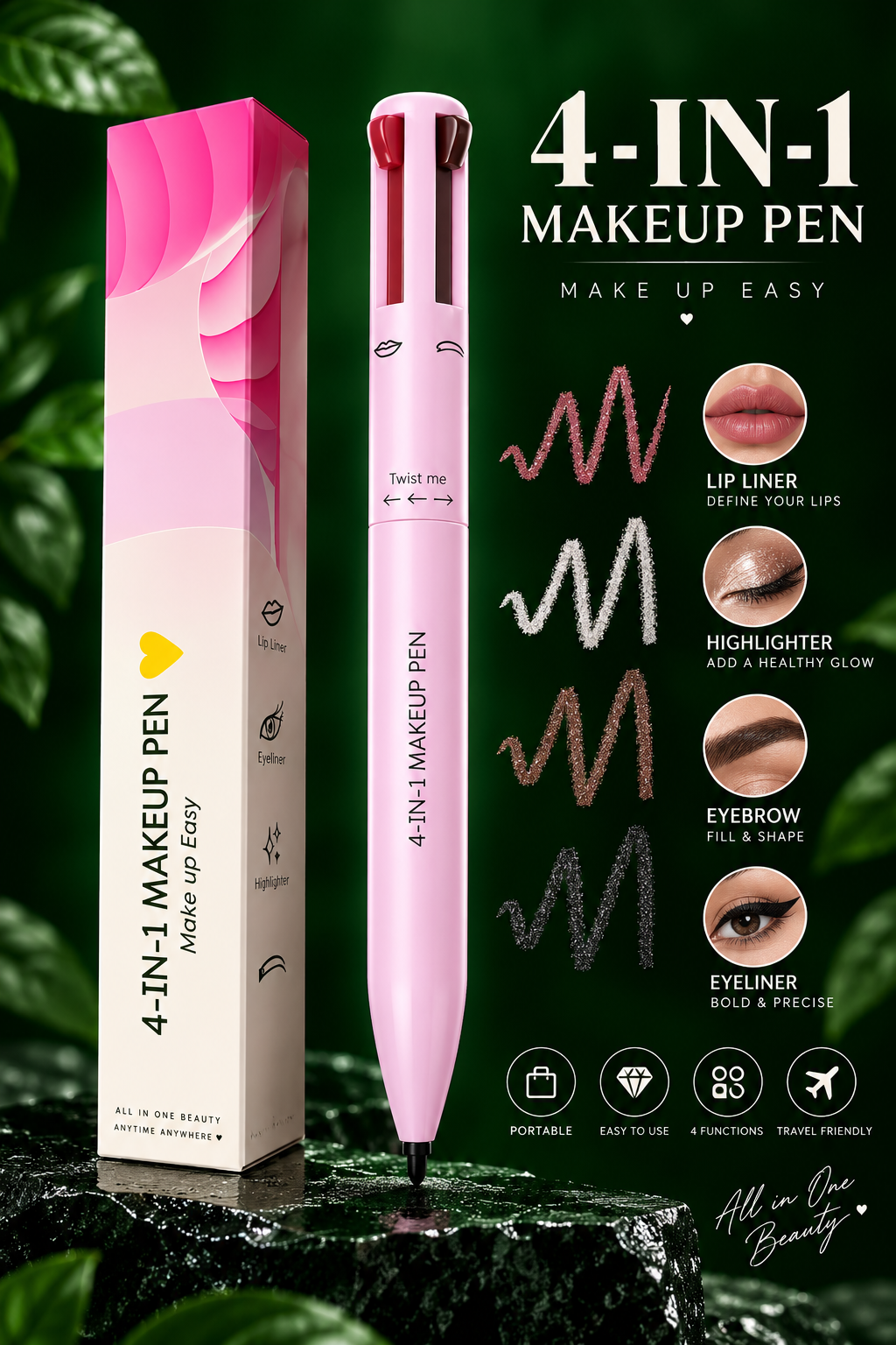 Touch Up 4-in-1 Makeup Pen (Multicolor)