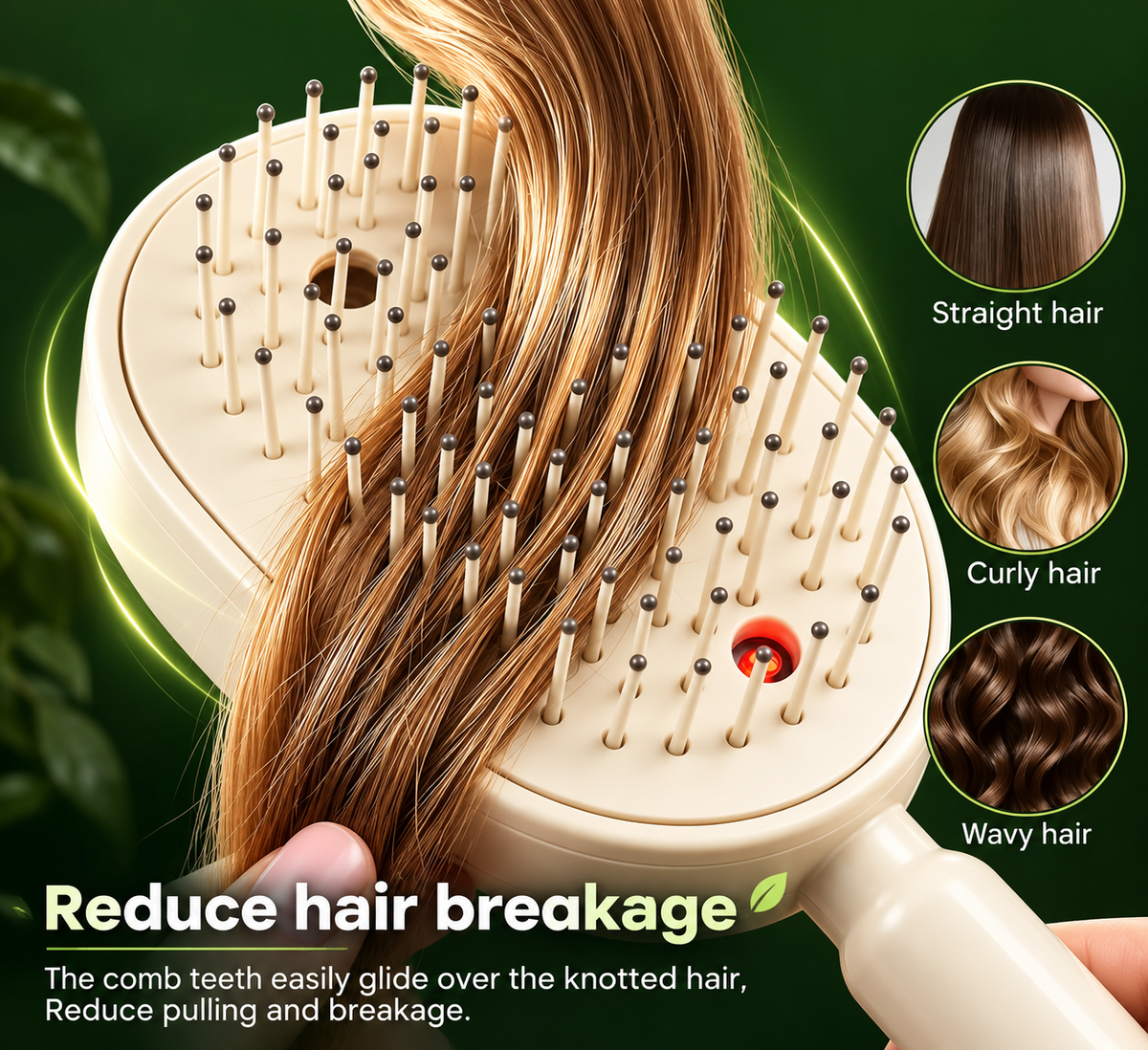 3 In 1 Scalp Spa Rechargeable Hair Spray Comb (Pack of 1)